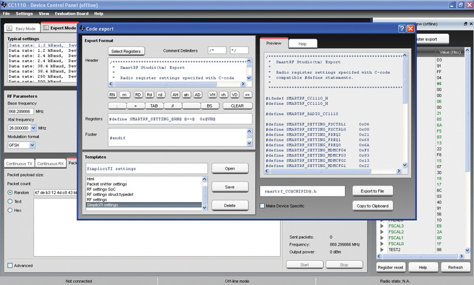 SmartRF Studio 7 
